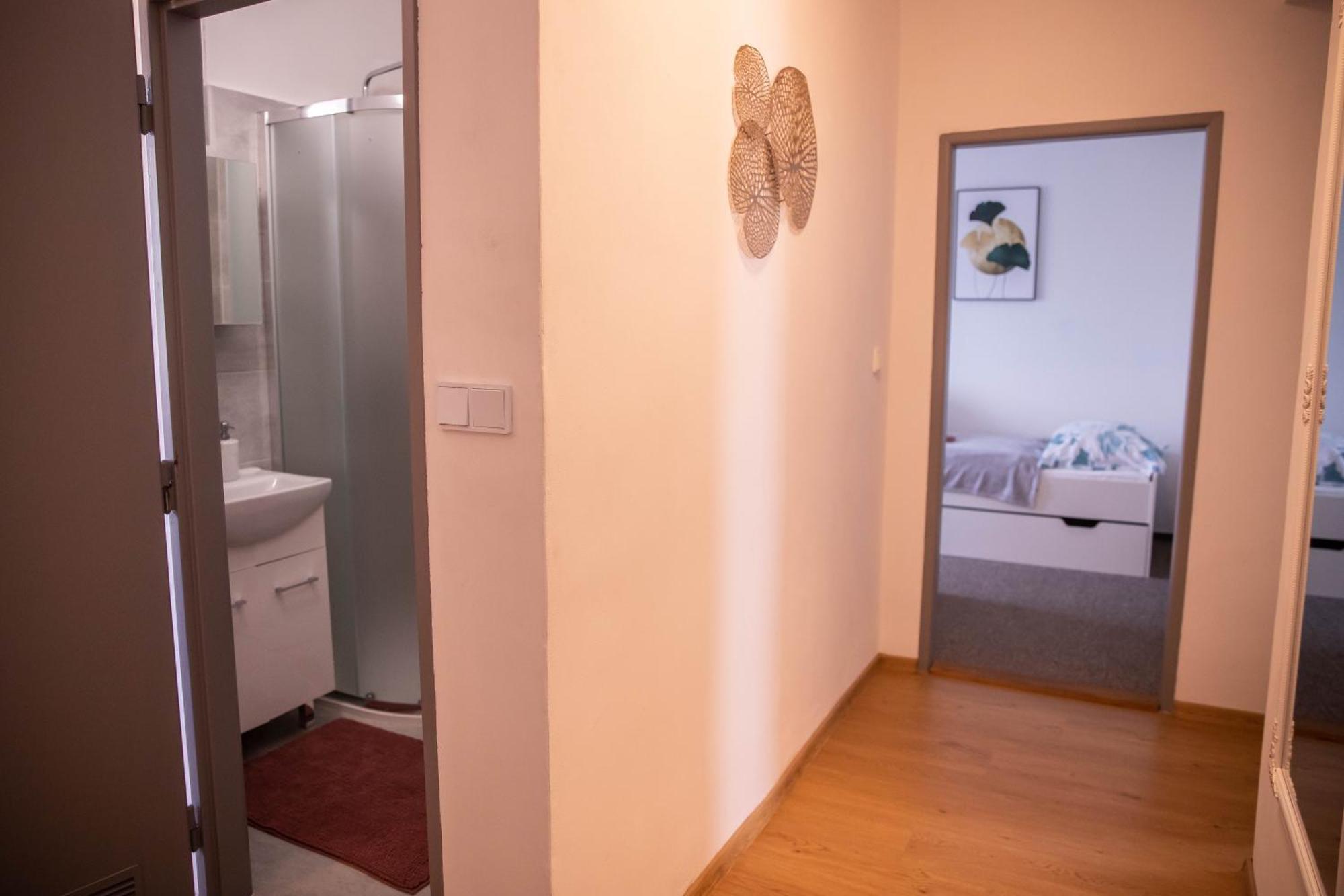 Prostorny Byt V Centru U Reky, 2 Loznice, Balkon Hradec Králové Exterior foto